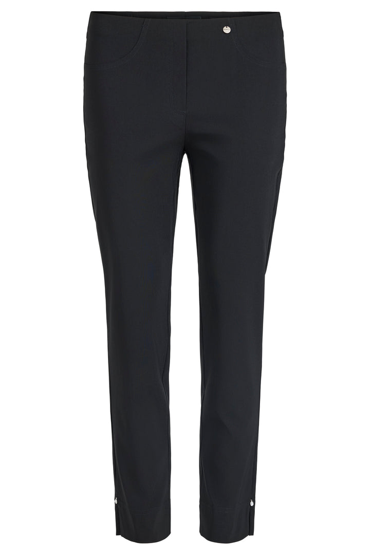Robell Bella Trousers Black Pull-On Trousers 52642 5499 90