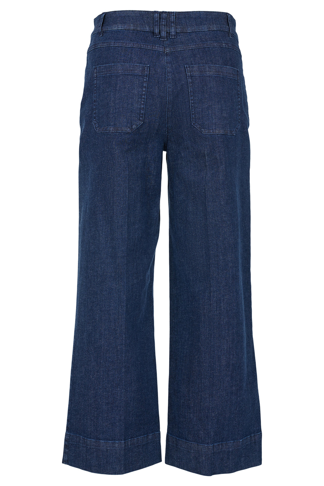 Robell Debby 09 Wide Leg Dark Wash Cropped Jeans 53606 54159 69 - Experience Boutique