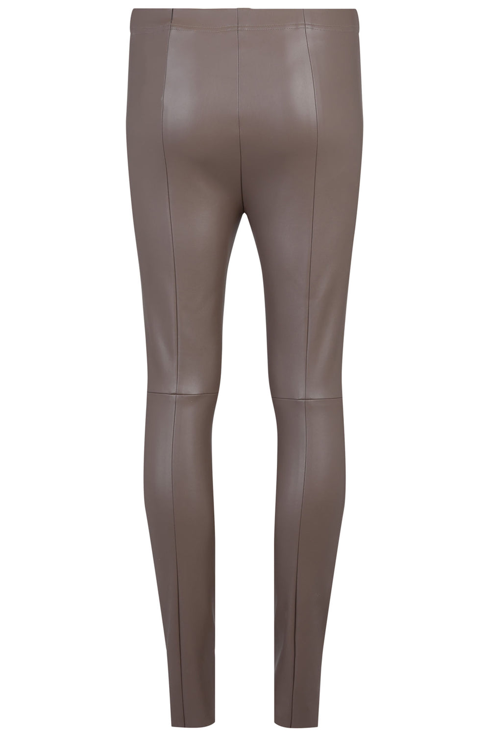Robell Faux Leather Pull-On Trousers Toffee Brown 51471-60042 38 - Experience Boutique