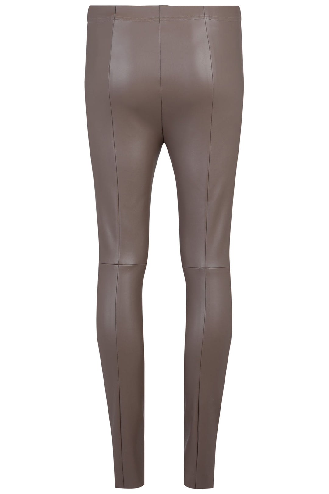 Robell Faux Leather Pull-On Trousers Toffee Brown 51471-60042 38 - Experience Boutique