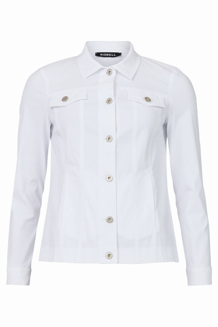 Robell Happy White Jacket 57609 5499 10
