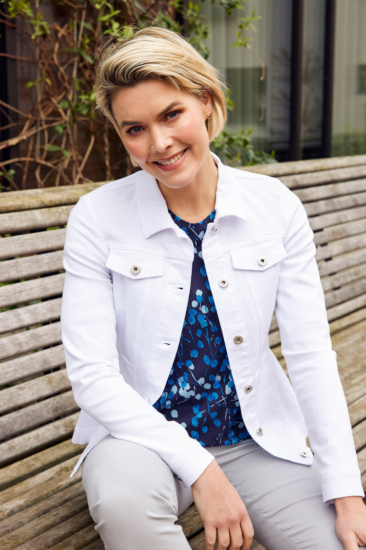 Robell Happy White Jacket 57609 5499 10