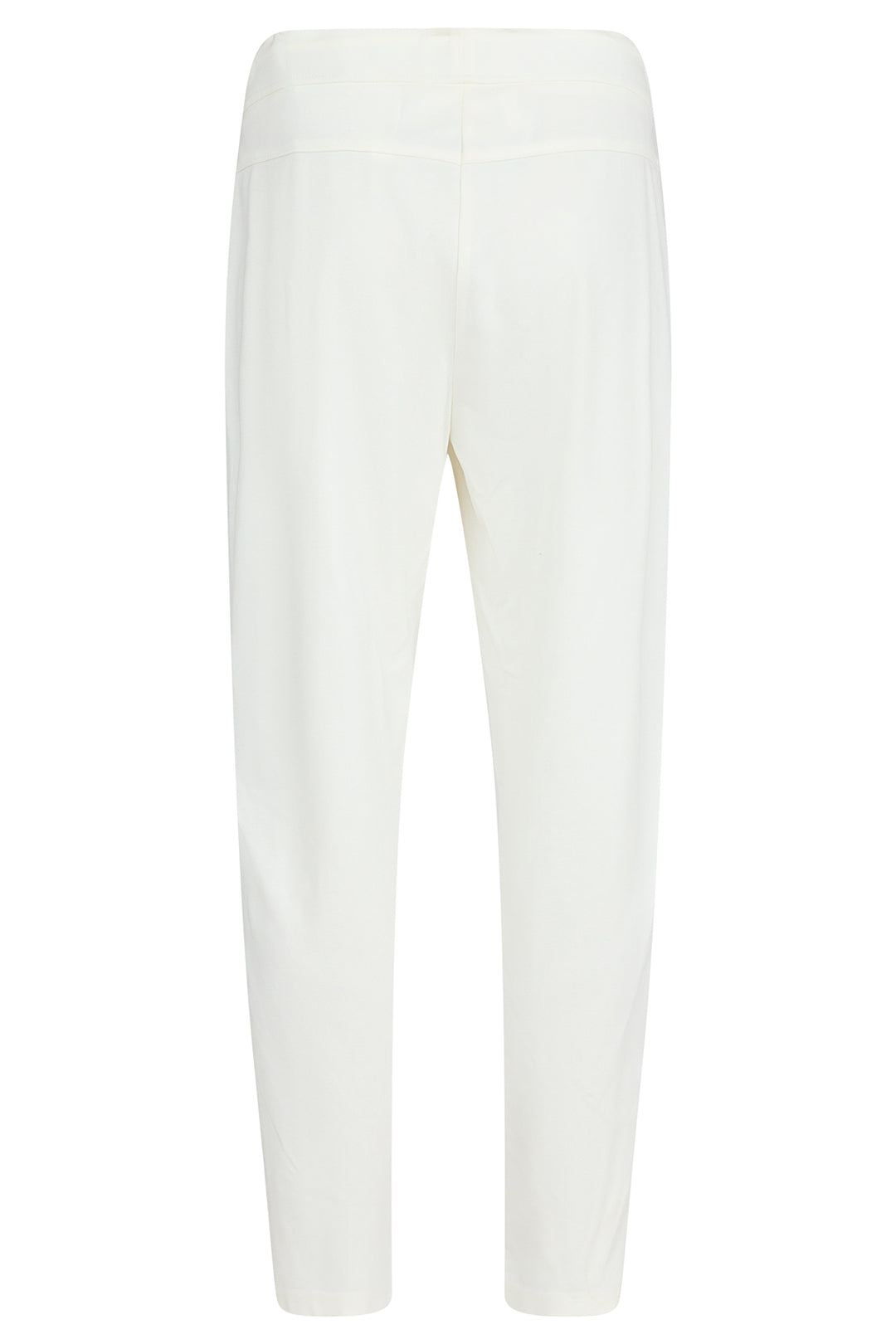 Robell Hygge White Tie-Waist Pull-On Trousers 75cm 53593 54942 12