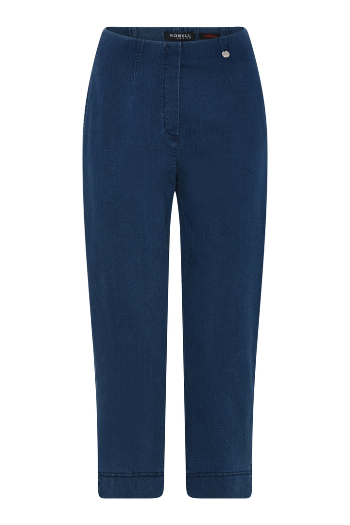 Robell Marie 07 Blue Stretch Cropped Jeans 55cm 51664 5448 64