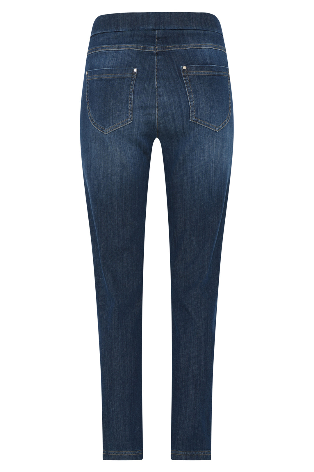 Robell Nena 09 Blue Slim Fit Stretch Denim 7/8 Cropped Jeans 52489 54139 64 - Experience Boutique