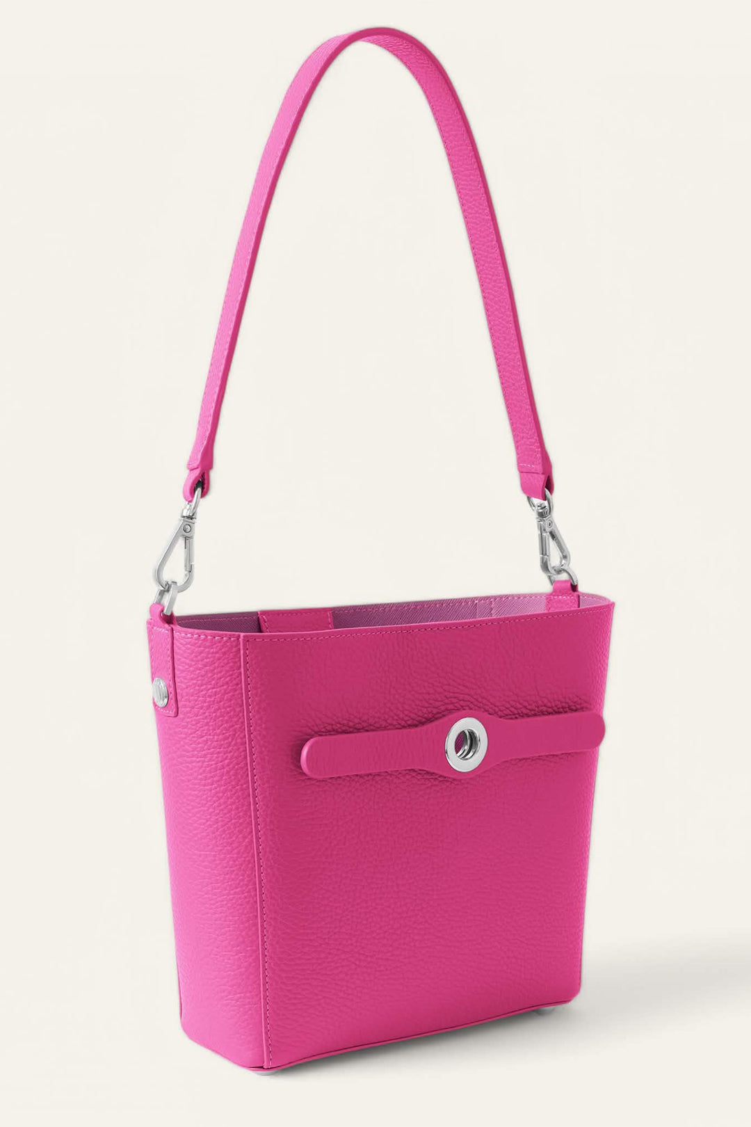 Sarah Haran Mini S Tote Bag Pink Kiss With Silver Hardware