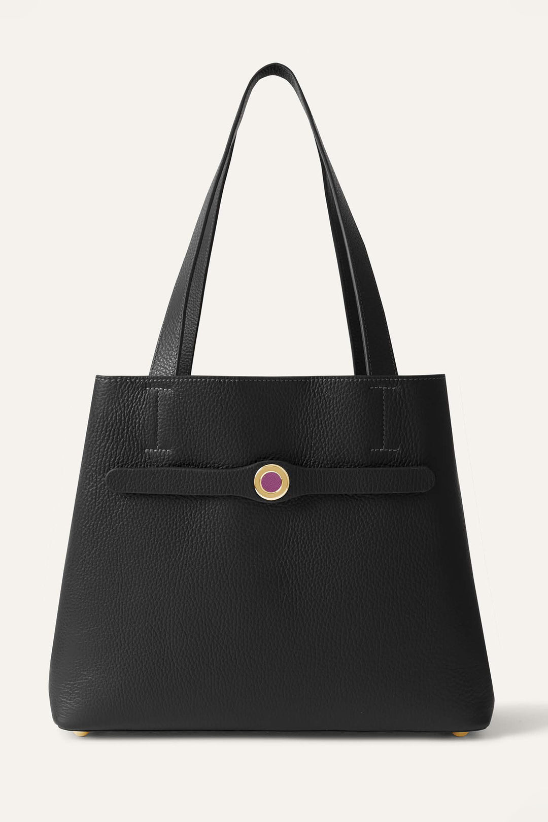 Sarah Haran Tote Bag Black With Gold Hardware