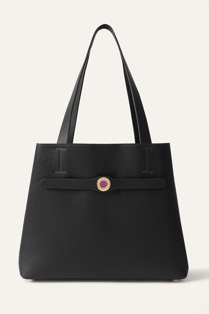 Sarah Haran Tote Bag Black With Gold Hardware