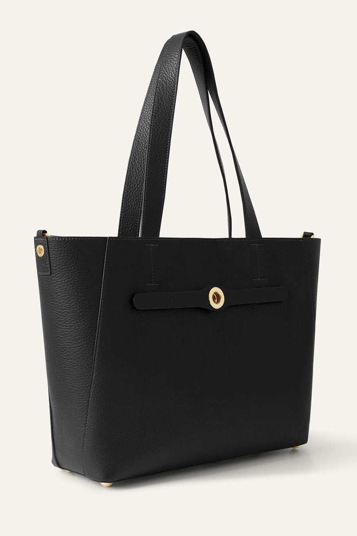 Sarah Haran Tote Bag Black With Gold Hardware