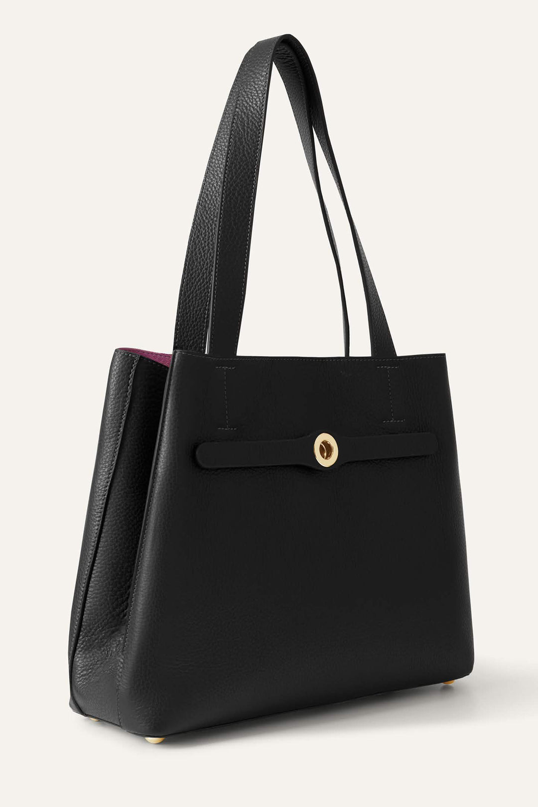 Sarah Haran Tote Bag Black With Gold Hardware