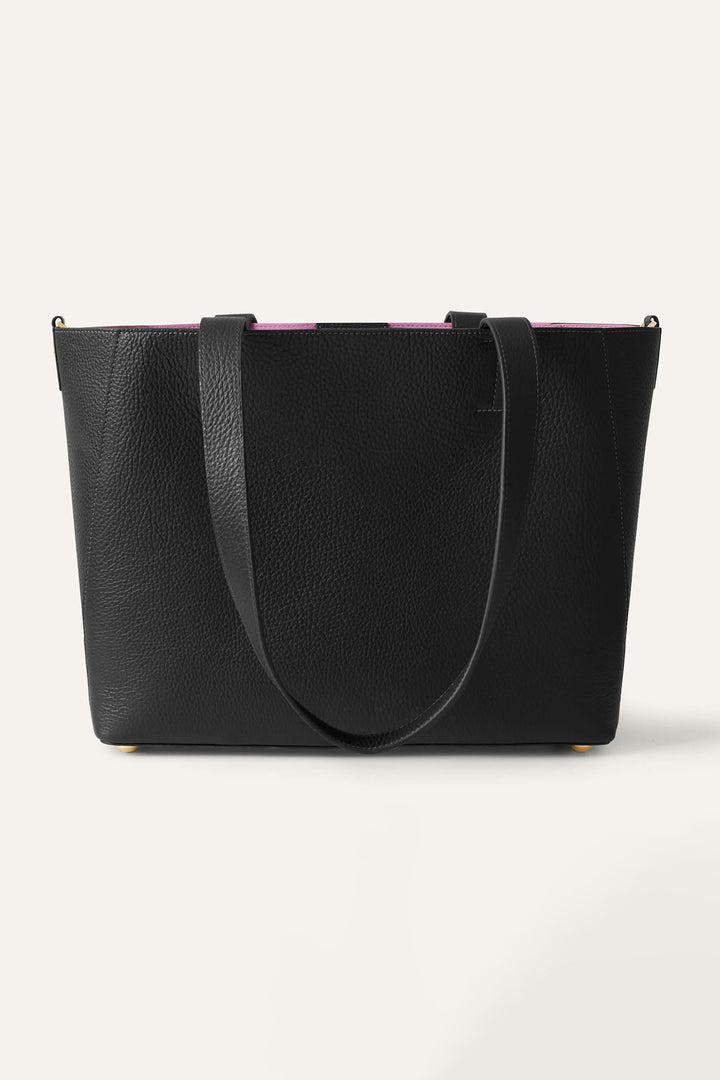 Sarah Haran Tote Bag Black With Gold Hardware
