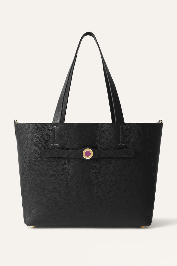 Sarah Haran Tote Bag Black With Gold Hardware
