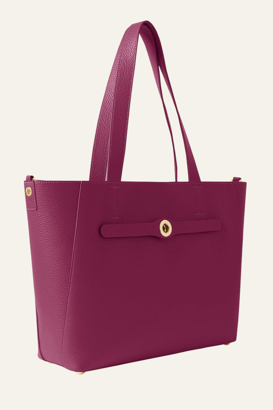Sarah Haran Tote Bag Cheri Pink With Gold Hardware