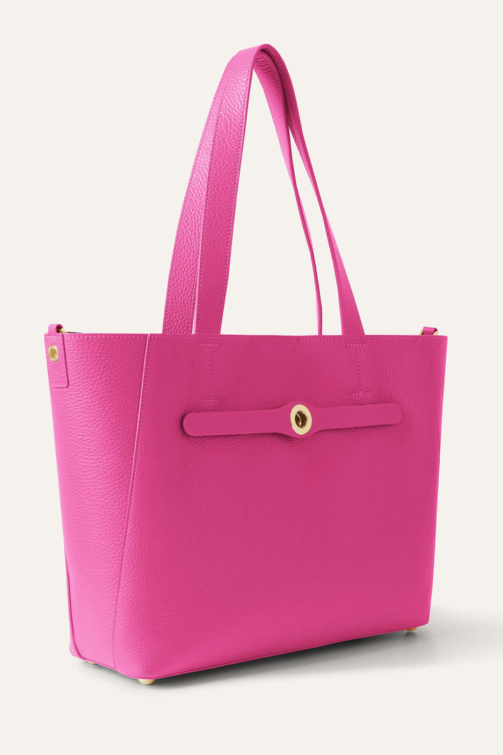 Sarah Haran Tote Bag Pink Kiss With Gold Hardware