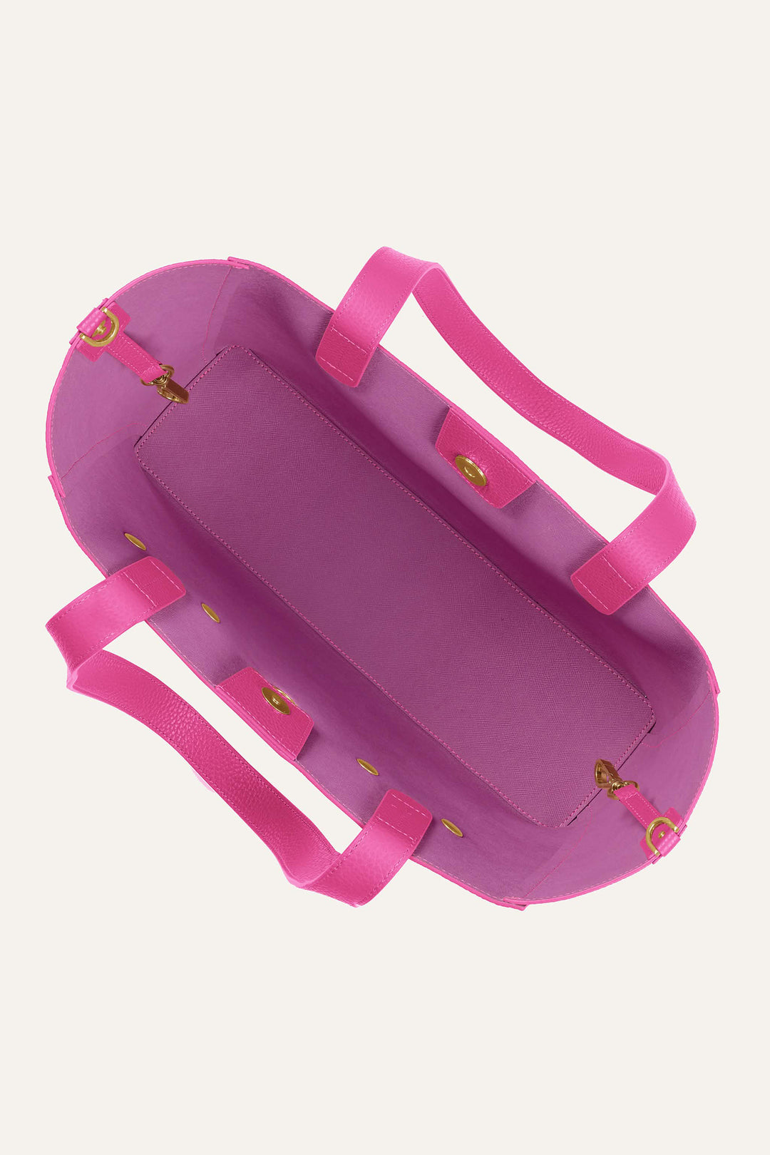 Sarah Haran Tote Bag Pink Kiss With Gold Hardware