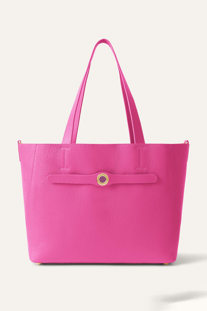Sarah Haran Tote Bag Pink Kiss With Gold Hardware