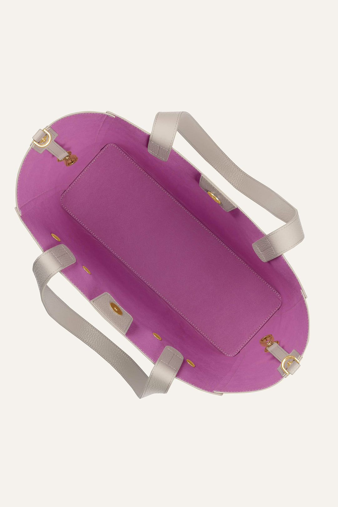 Sarah Haran Tote Bag Porcelain Cream With Gold Hardware