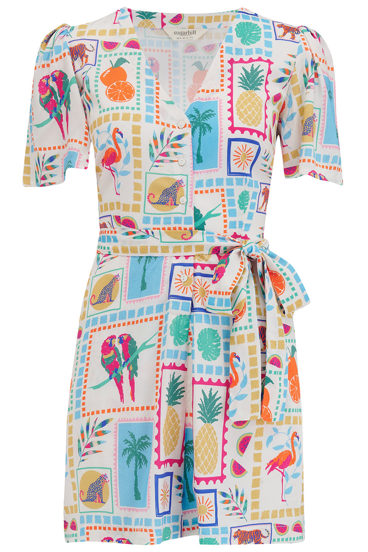 Sugarhill Brighton Gweneth Jungle Tile Playsuit JS0205 - Experience Boutique