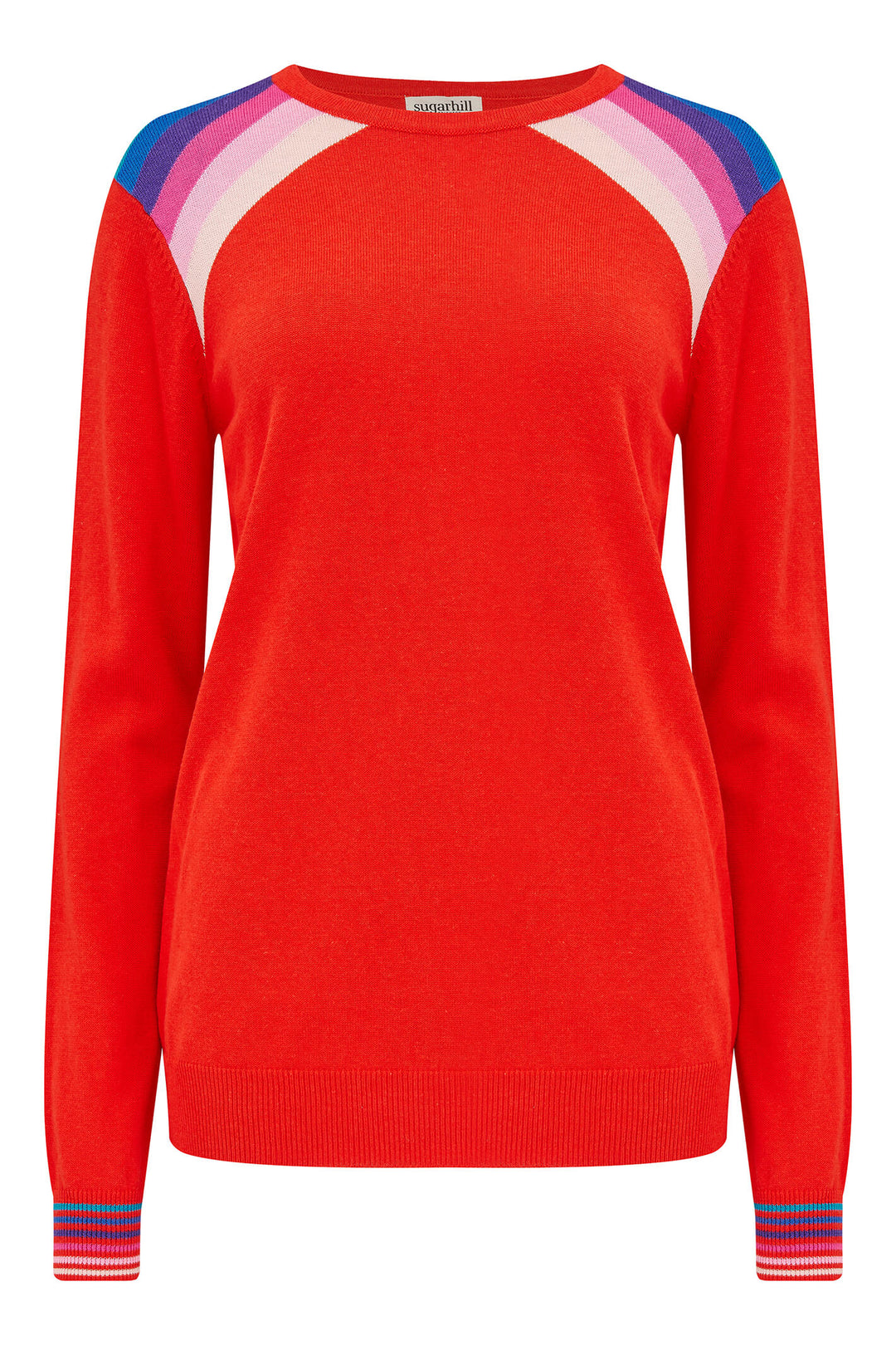 Sugarhill Brighton K0706 Red Prism Rita Jumper - Experience Boutique