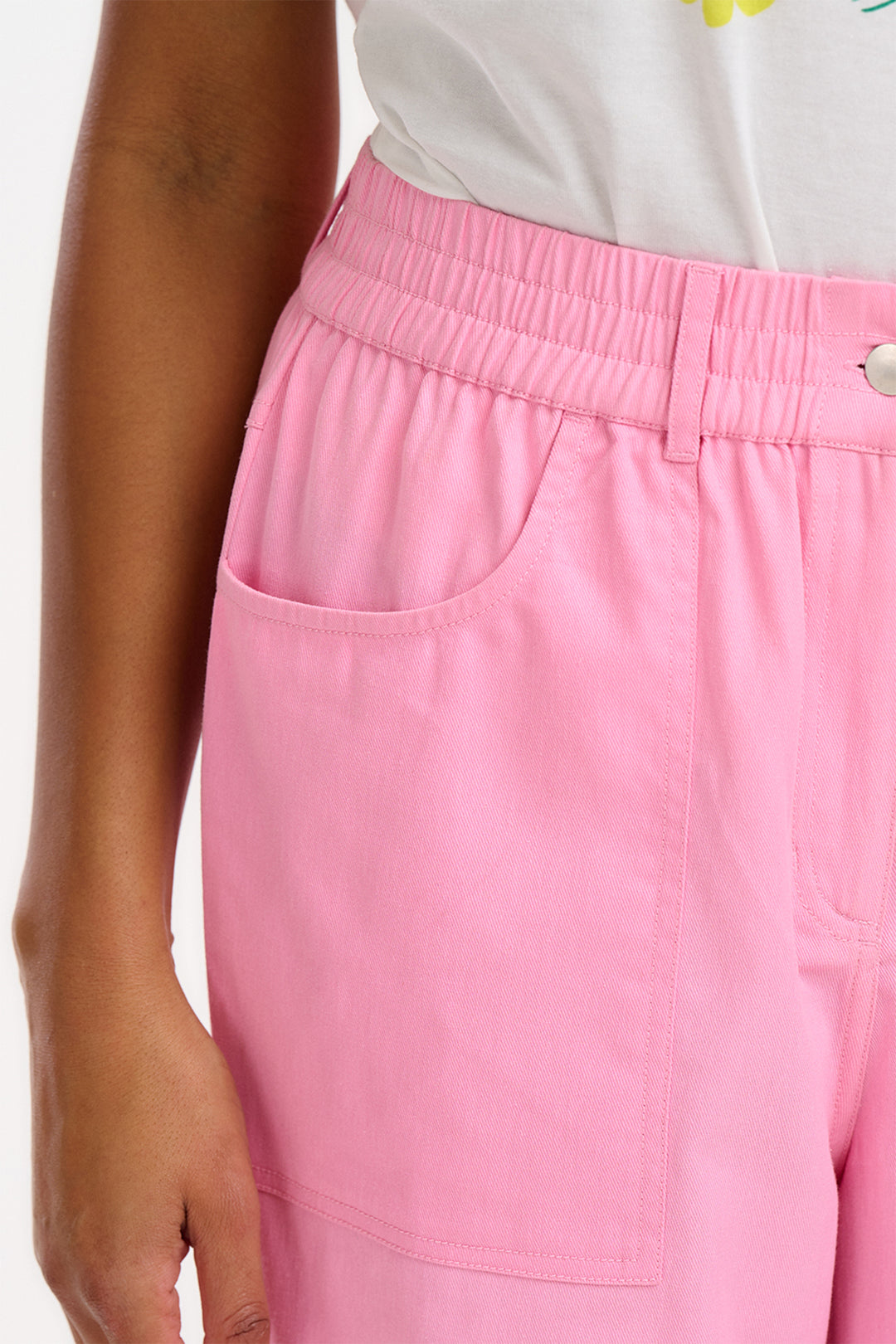 Sugarhill Brighton Rowan Pink Triple Star Trousers TR0099 - Experience Boutique