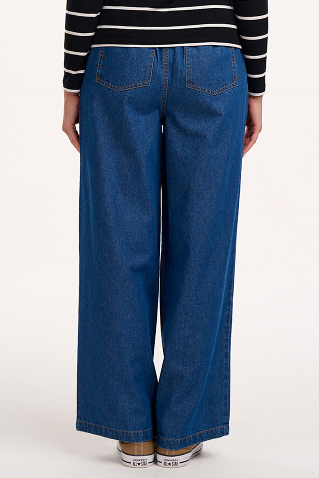 Sugarhill Brighton TR0105 Immy Blue Denim Wide Leg Jeans