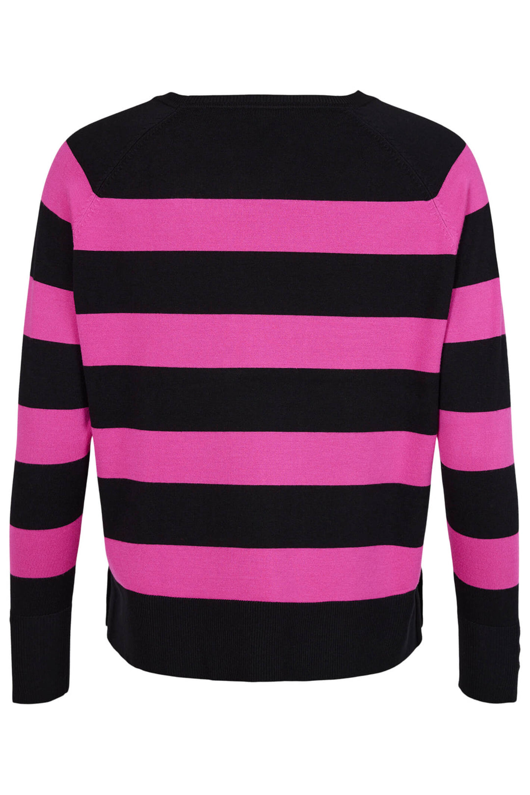Sunday 6853 57 Pink Black Stripe Jumper - Experience Boutique
