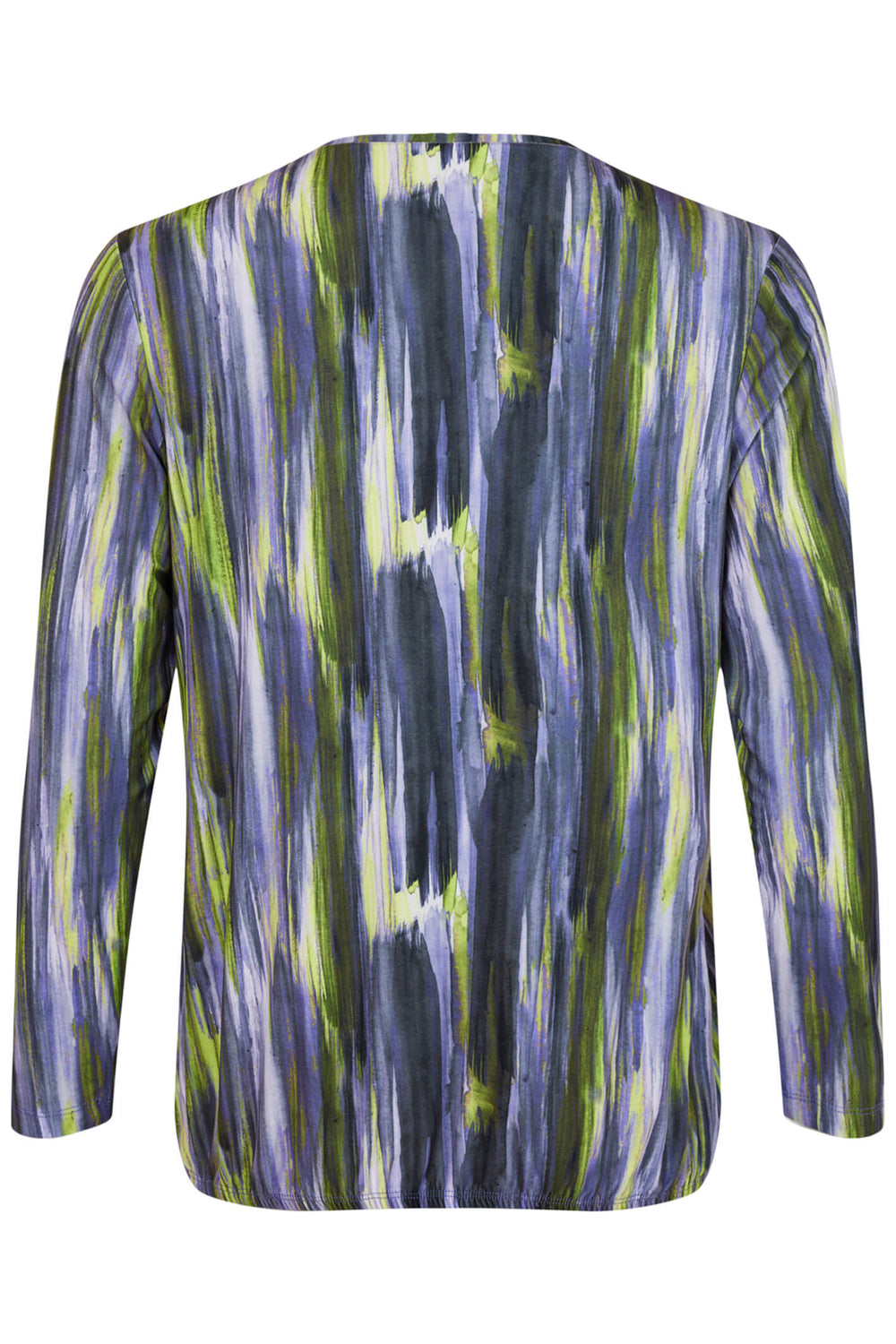 Sunday 6907 520 Purple Green Print Top - Experience Boutique