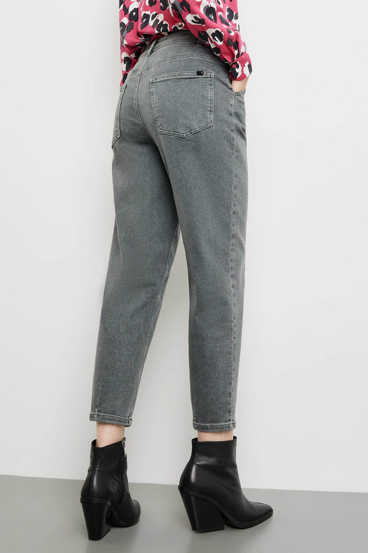 Taifun 420407 Light Grey Denim Mom Jeans - Experience Boutique