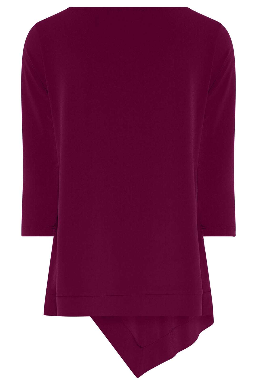 Tia 73037 5600 Magenta Pink Button Detail Top - Experience Boutique