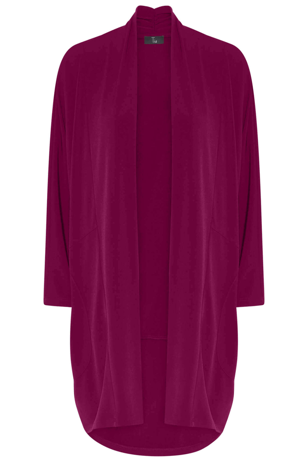 Tia 77611 Magenta Longline Jacket - Experience Boutique