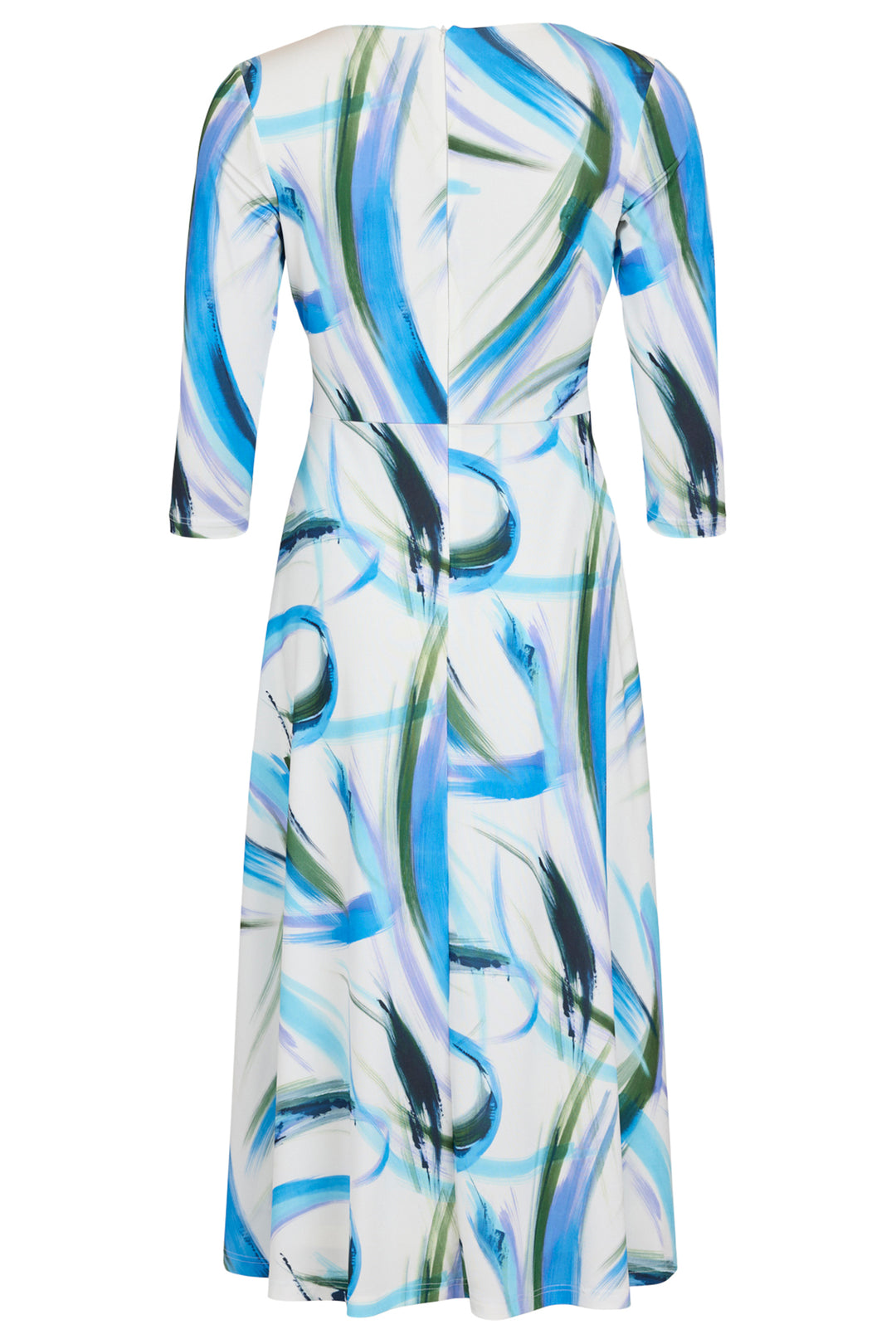 Tia 78548 7181 60 Blue Multicolour Print Dress