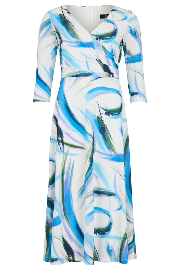 Tia 78548 7181 60 Blue Multicolour Print Dress