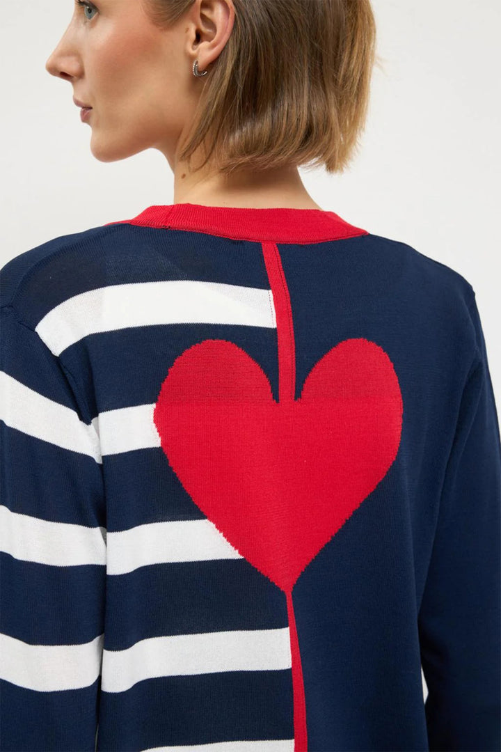 Tinta Balar Navy Stripe Cardigan