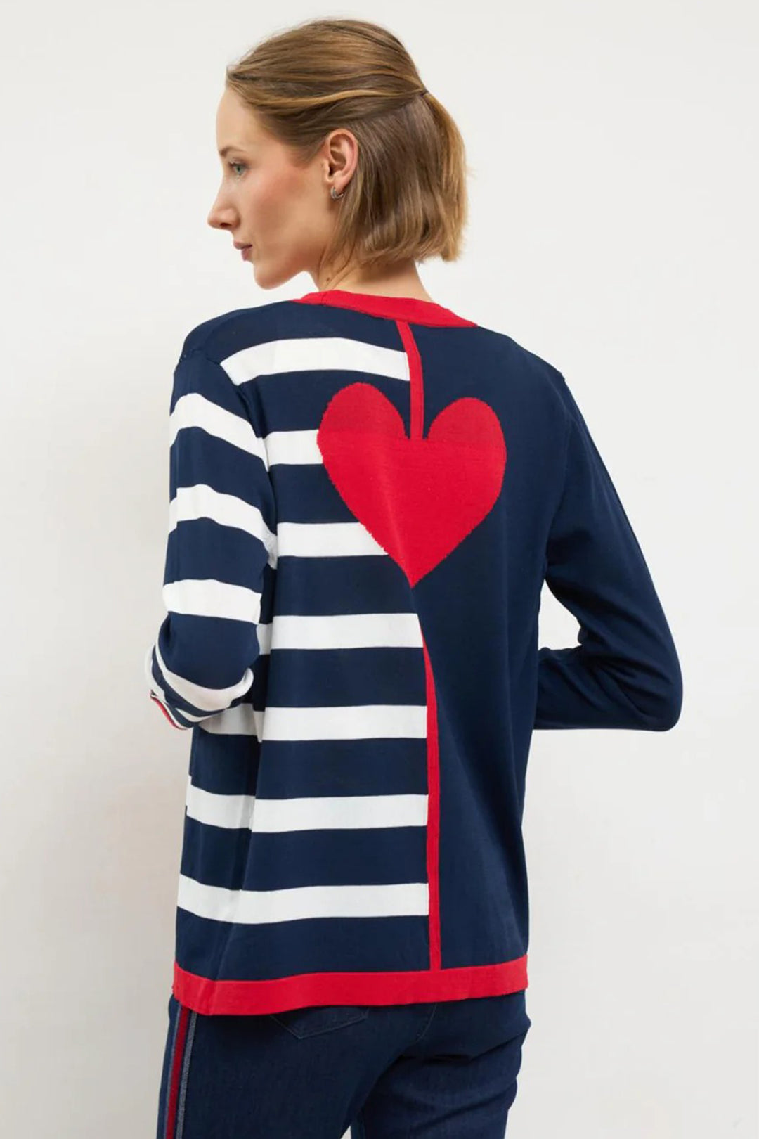 Tinta Balar Navy Stripe Cardigan