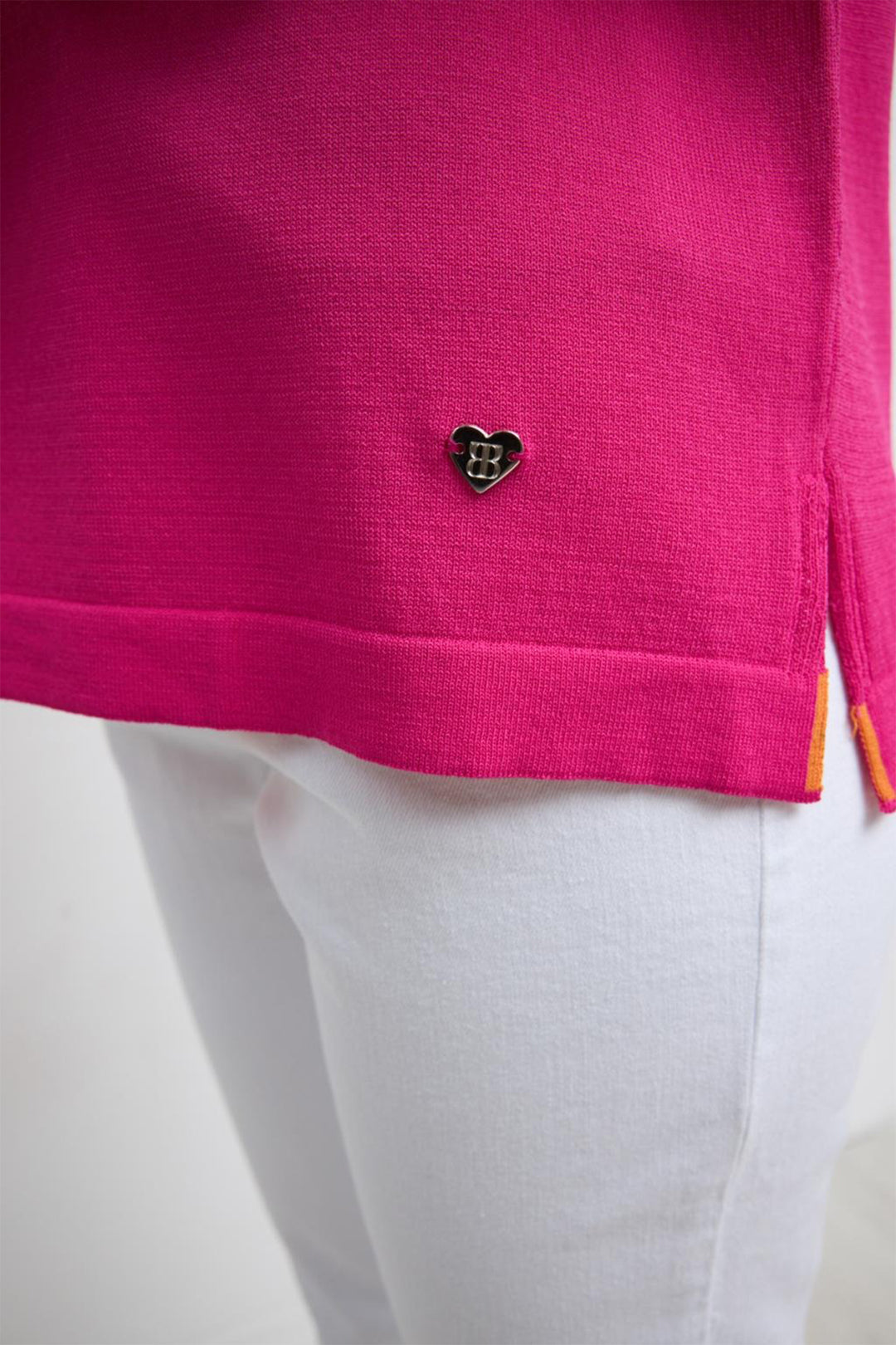Tinta Iberia Fuchsia Pink Boat Neck Jumper