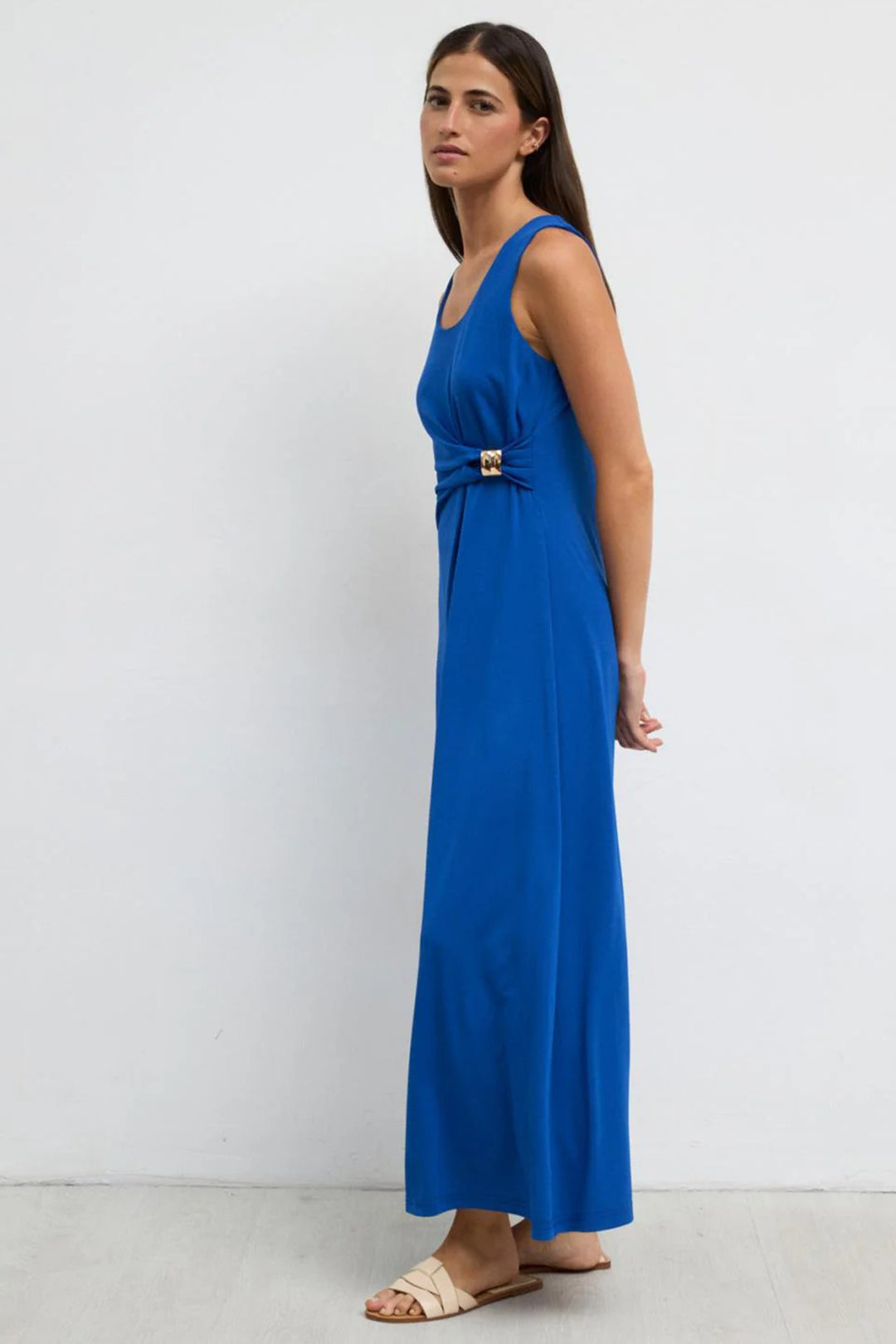 Tinta Remei Royal Blue Sleeveless Jersey Dress