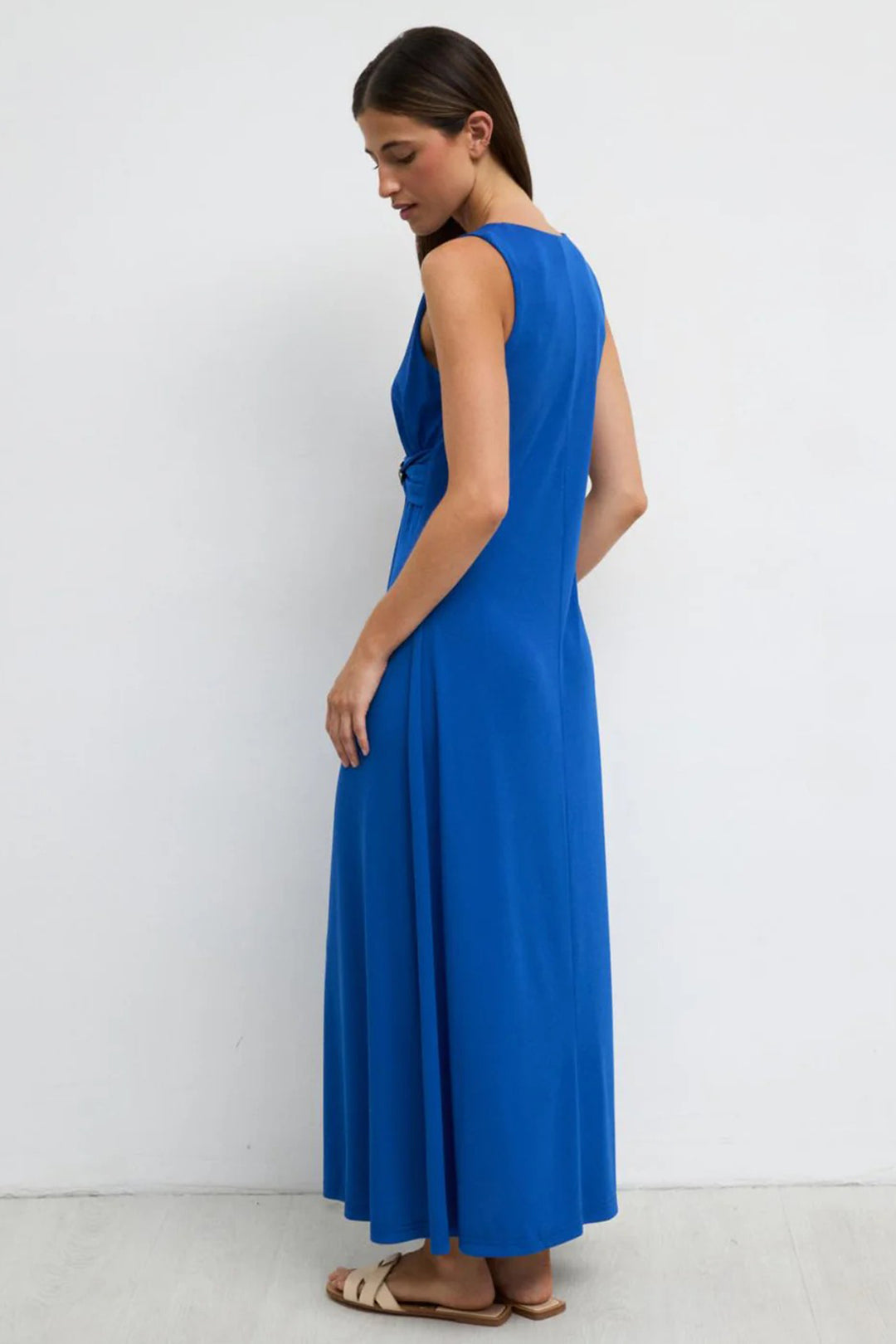 Tinta Remei Royal Blue Sleeveless Jersey Dress
