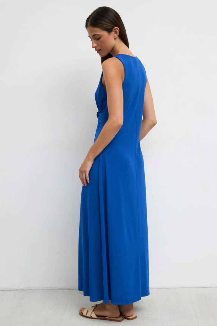 Tinta Remei Royal Blue Sleeveless Jersey Dress