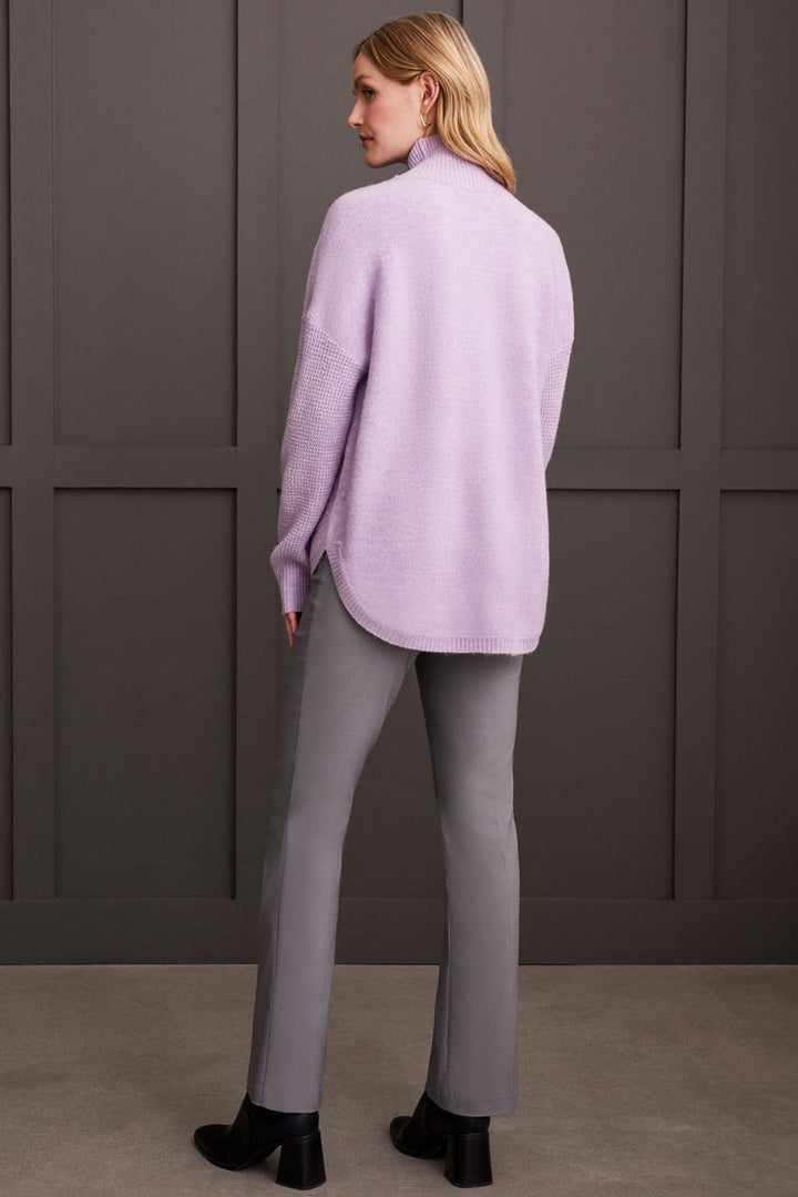 Tribal 1528O Orchid Mauve Diamond Knit Jumper - Experience Boutique