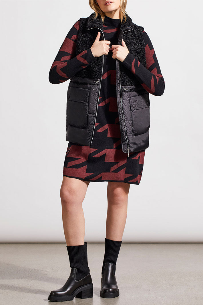 Tribal 5561O-4914 Black Teddy Faux Fur Gilet - Experience Boutique