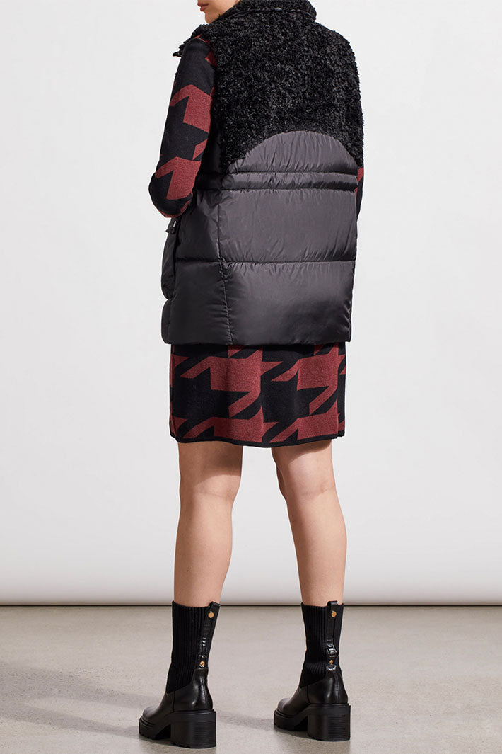 Tribal 5561O-4914 Black Teddy Faux Fur Gilet - Experience Boutique