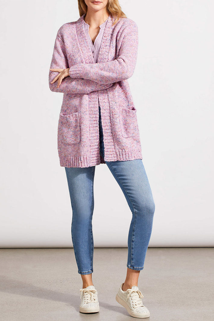 Tribal 5586O-5066 Lavender Blush Knitted Cardigan - Experience Boutique