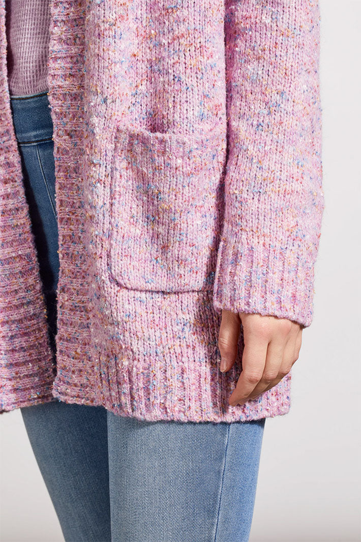 Tribal 5586O-5066 Lavender Blush Knitted Cardigan - Experience Boutique