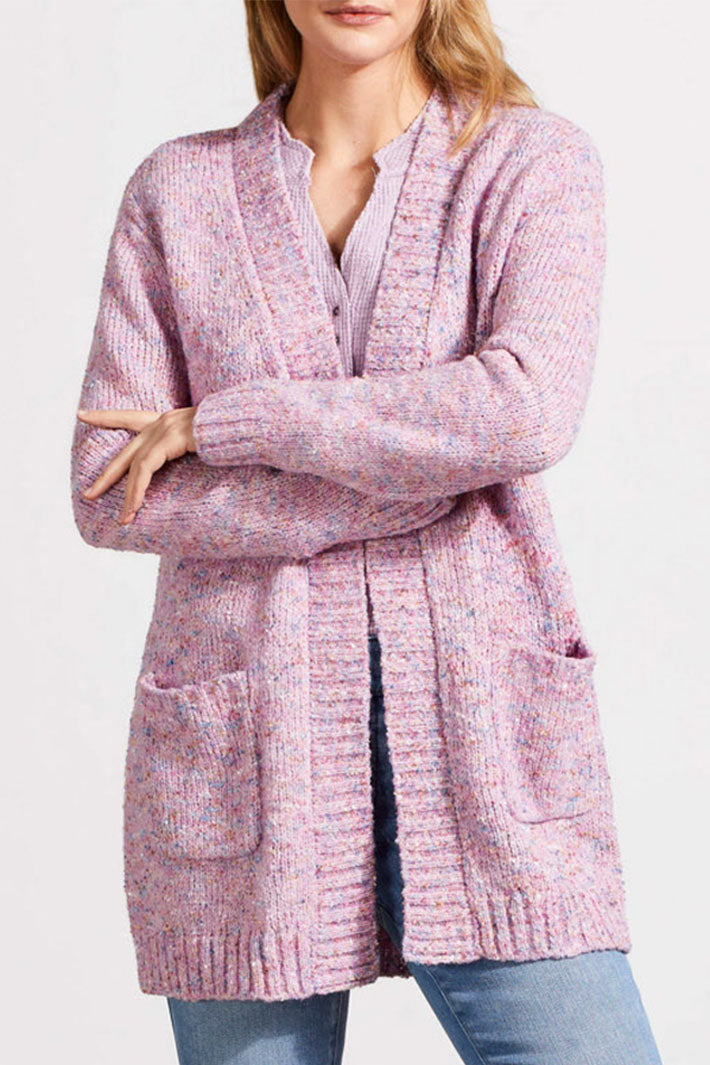 Tribal 5586O-5066 Lavender Blush Knitted Cardigan - Experience Boutique