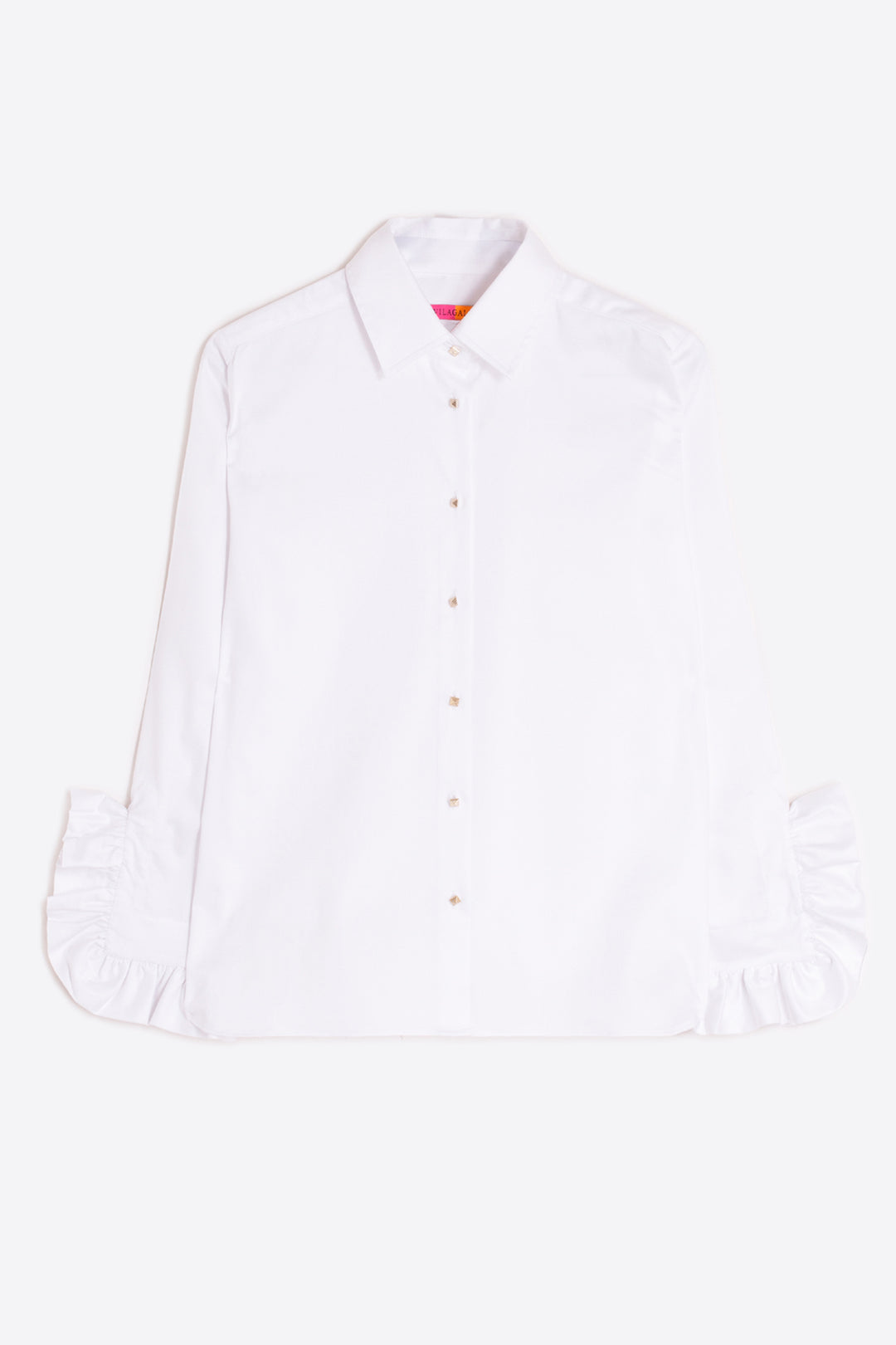 White shirt on a white background