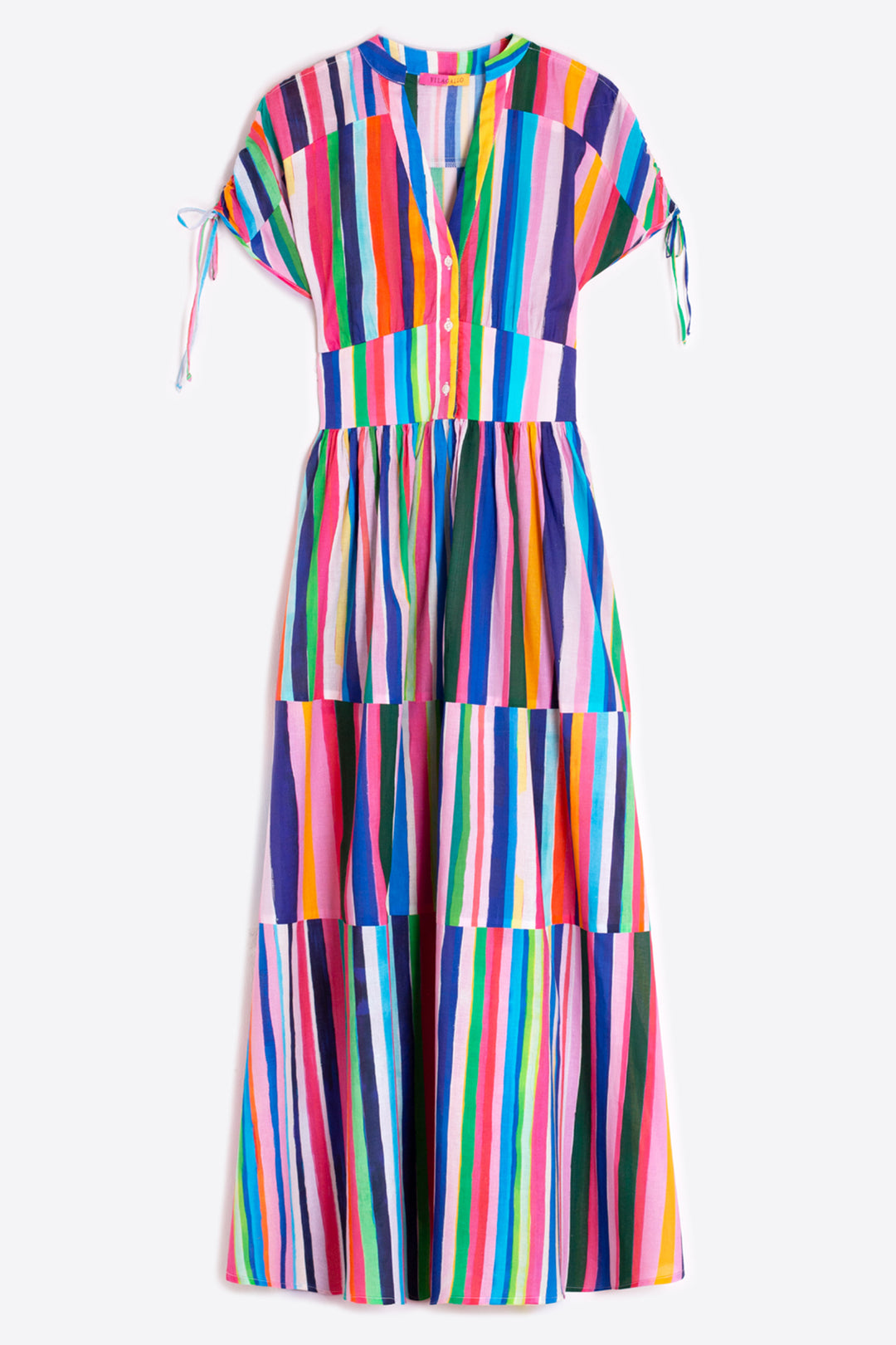 Vilagallo 33296 Linda Multicolour Stripe Cotton Dress