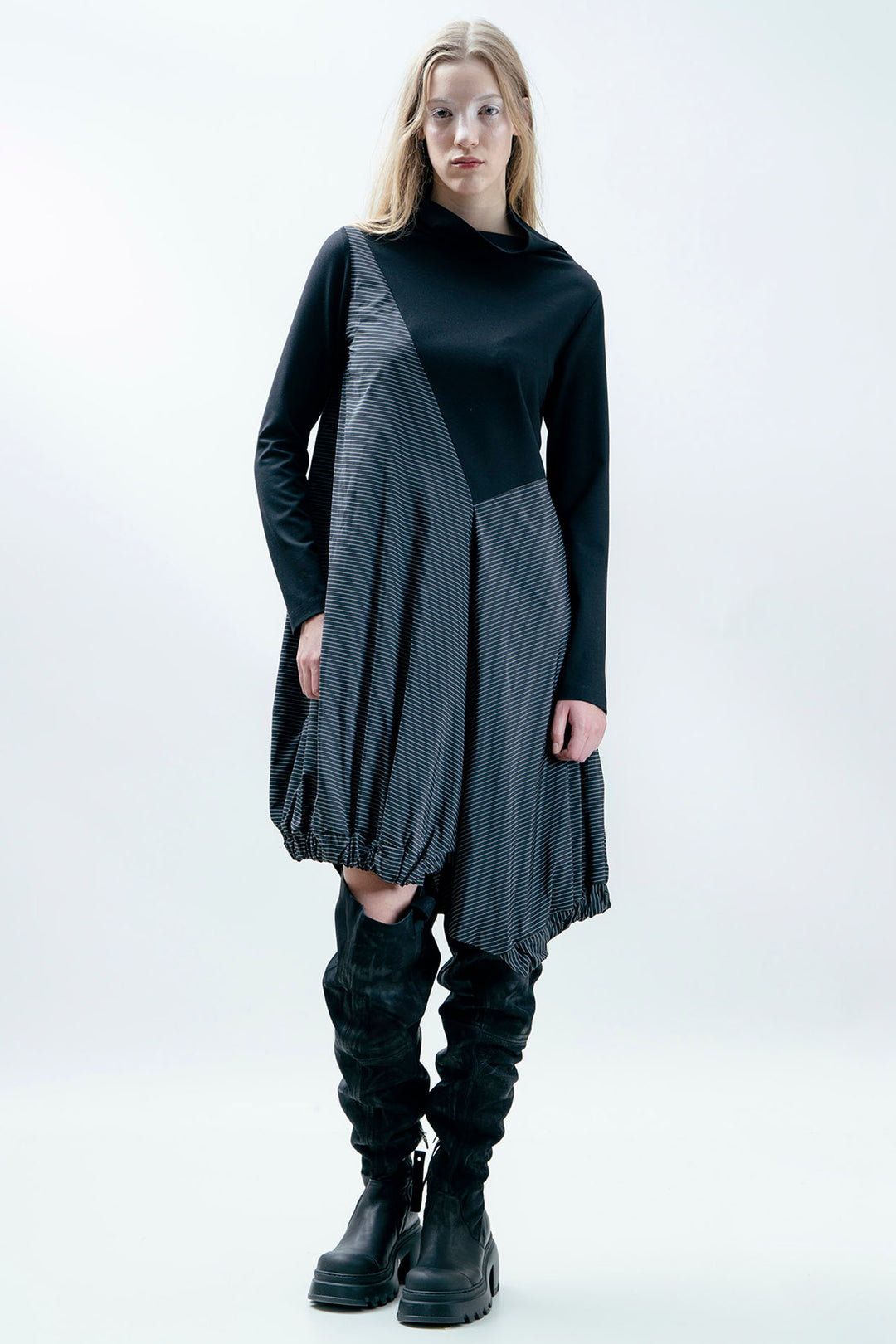 XD Xenia Design Pinu Stripe Dress Monochrome XD Xenia Design Pinu Stripe Dress Monochrome