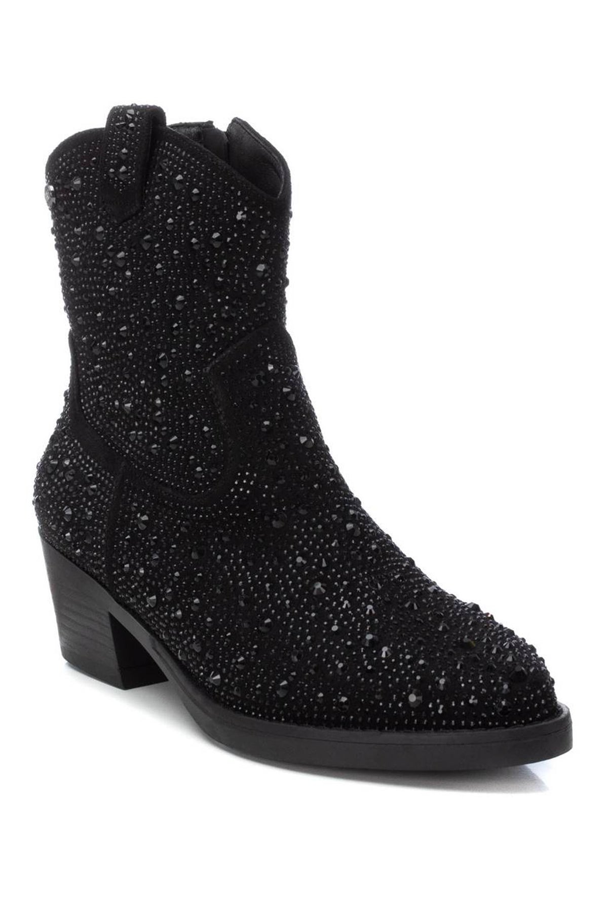 Womens black cowboy boots with rhinestones hotsell