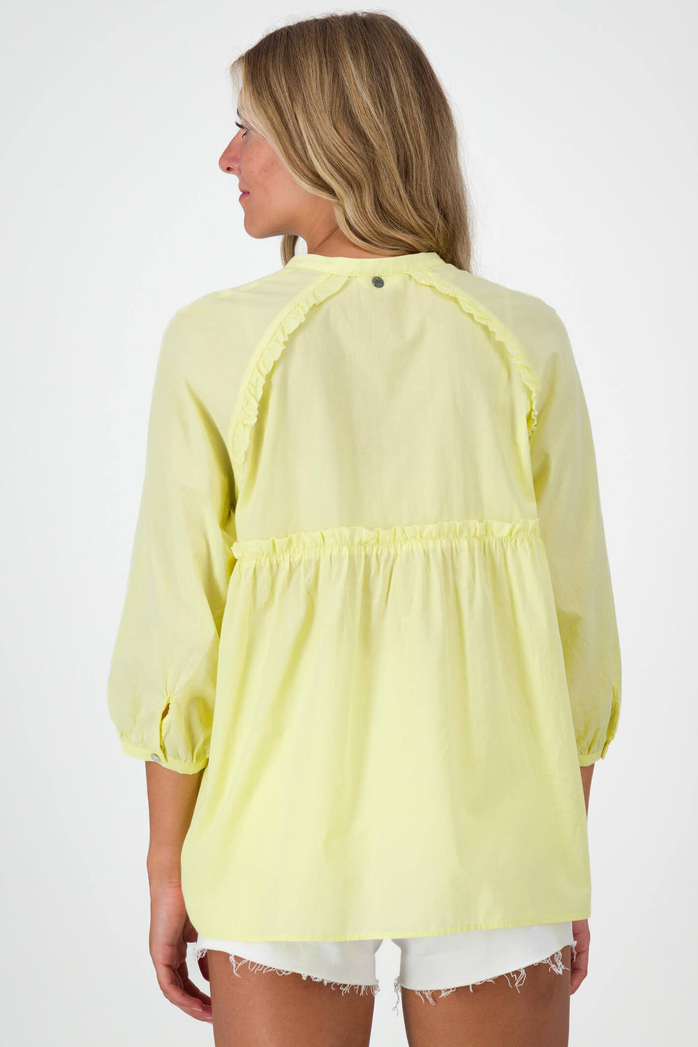 You Just White Y2689 Lemon Drop Blouse - Experience Boutique