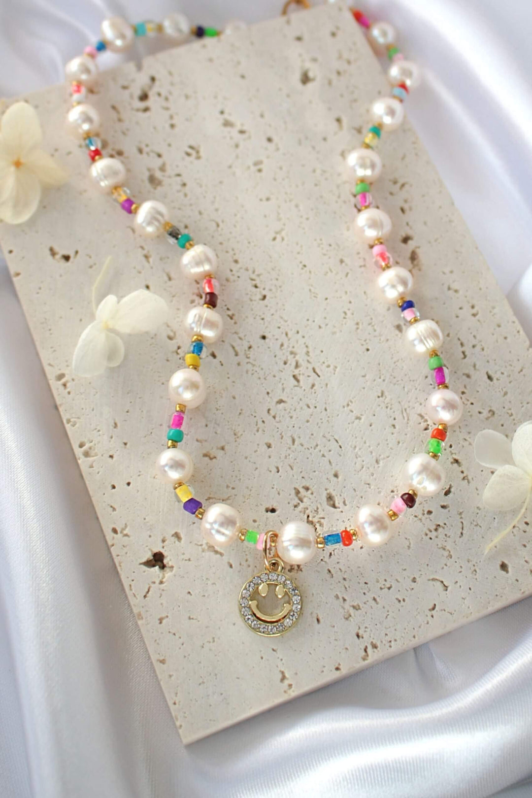 Happy Day 24K Gold Freshwater Pearls & Colorful Beads